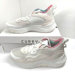 Under Armour Curry 3Z 24 SDE Basketball Shoes White Multi Color Mens 10.5 W12 UA